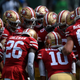 The 49ers play the Packers tomorrow.